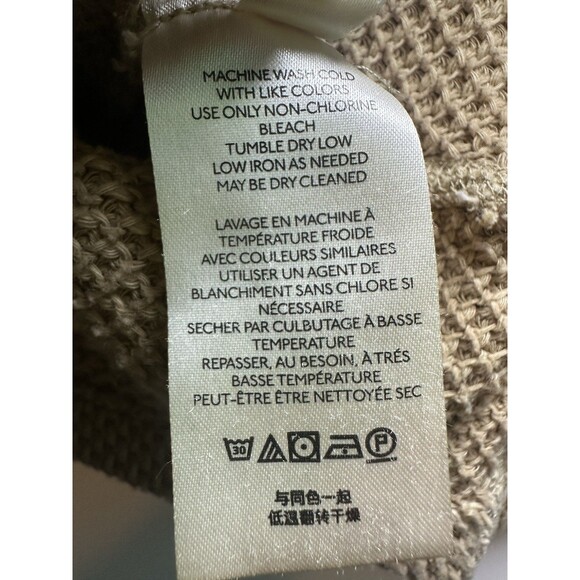 We The Free Tan She's a Keeper Oversized Lagenlook‎ Top Tunic Women's SMALL - Picture 9 of 12